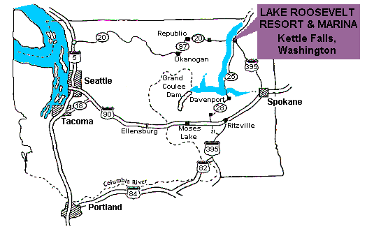 Handrawn Map of Washington State